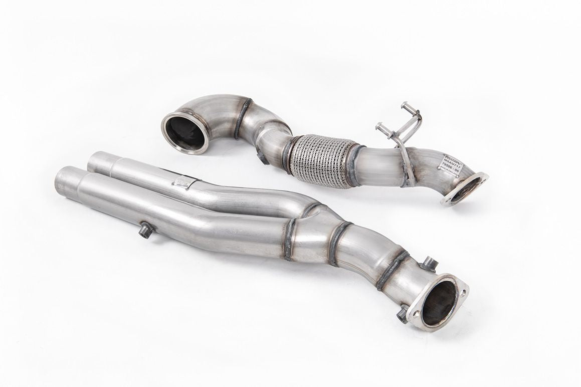 Downpipe descente de turbo + décata Milltek AUDI RS3 8V2 OPF / RS3 8Y / TTRS 8S OPF / RSQ3 OPF SSXAU817