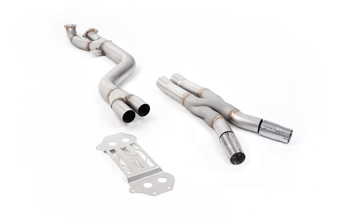 Single Midpipe Suppression OPF / GPF Z-Pipe Milltek BMW M3 G80 G81 M4 G82 (S58) SSXBM1422 - Performengine